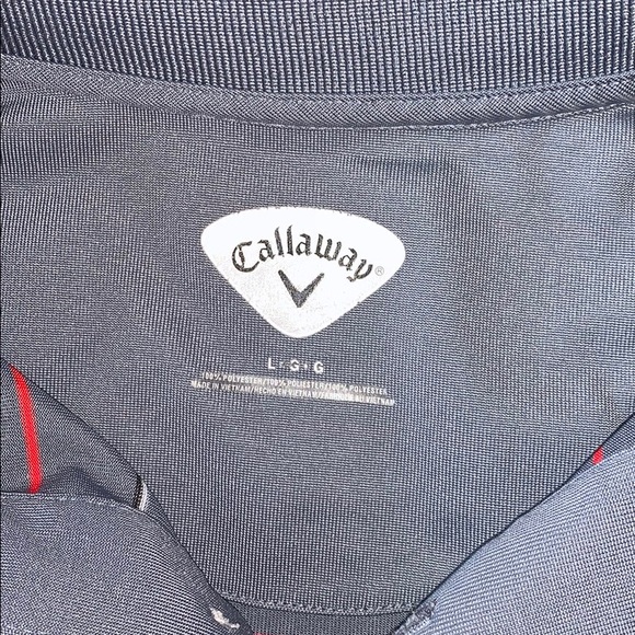 Red striped Callaway Golf Polo - Picture 3 of 3